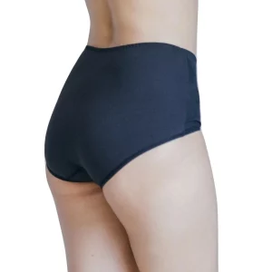 Rejuve Odour-free Organic Cotton High Rise Underwear -Dame Black (1pc pack)